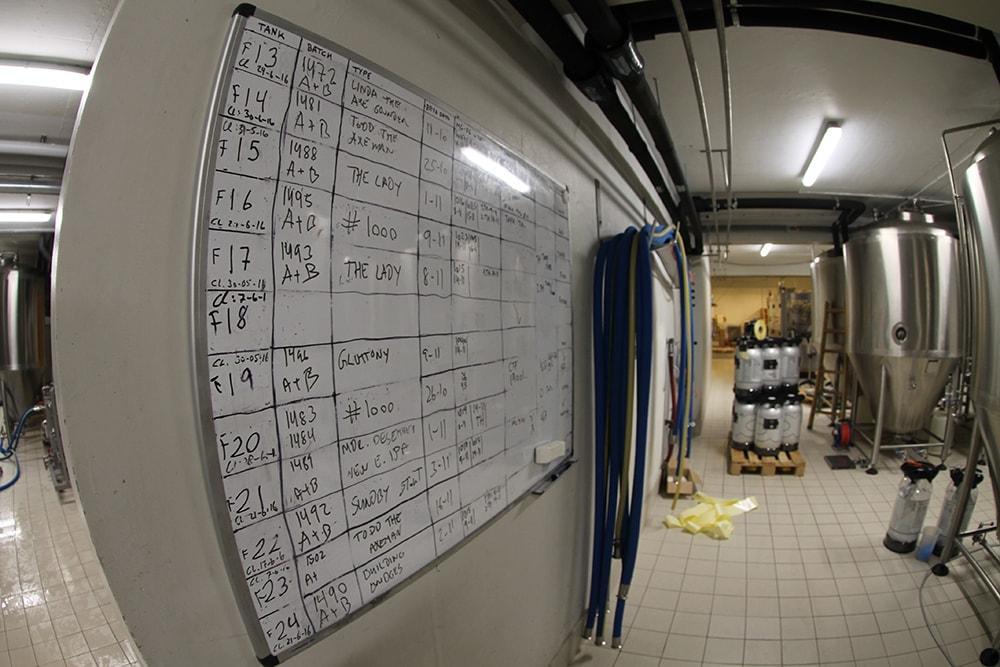 Inside of the current Amager Bryghus factory