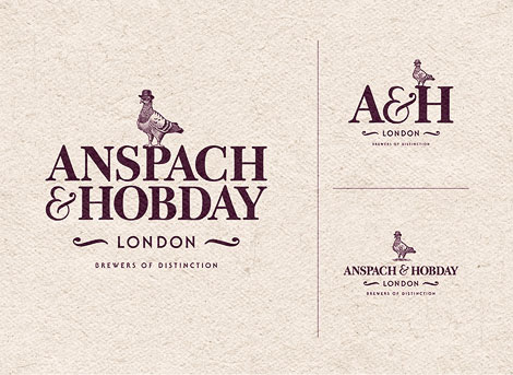Anspach & Hobday original logo by Alan Batley.
