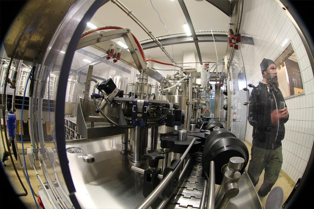 Inside of Brewski brewery