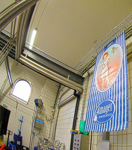 A banner of Amager Bryghus