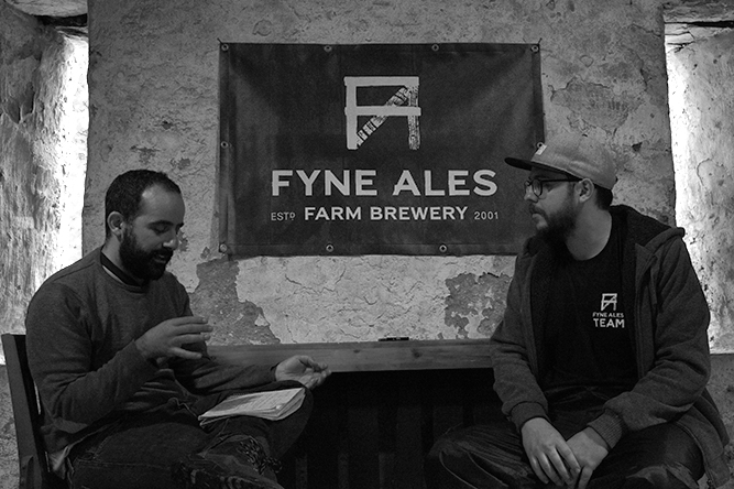 Iain Smith, Marketing Manager of Fyne Ales.