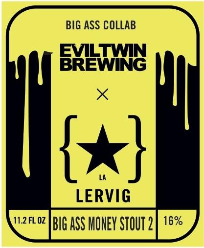 Label for Big Ass Money Stout 2.