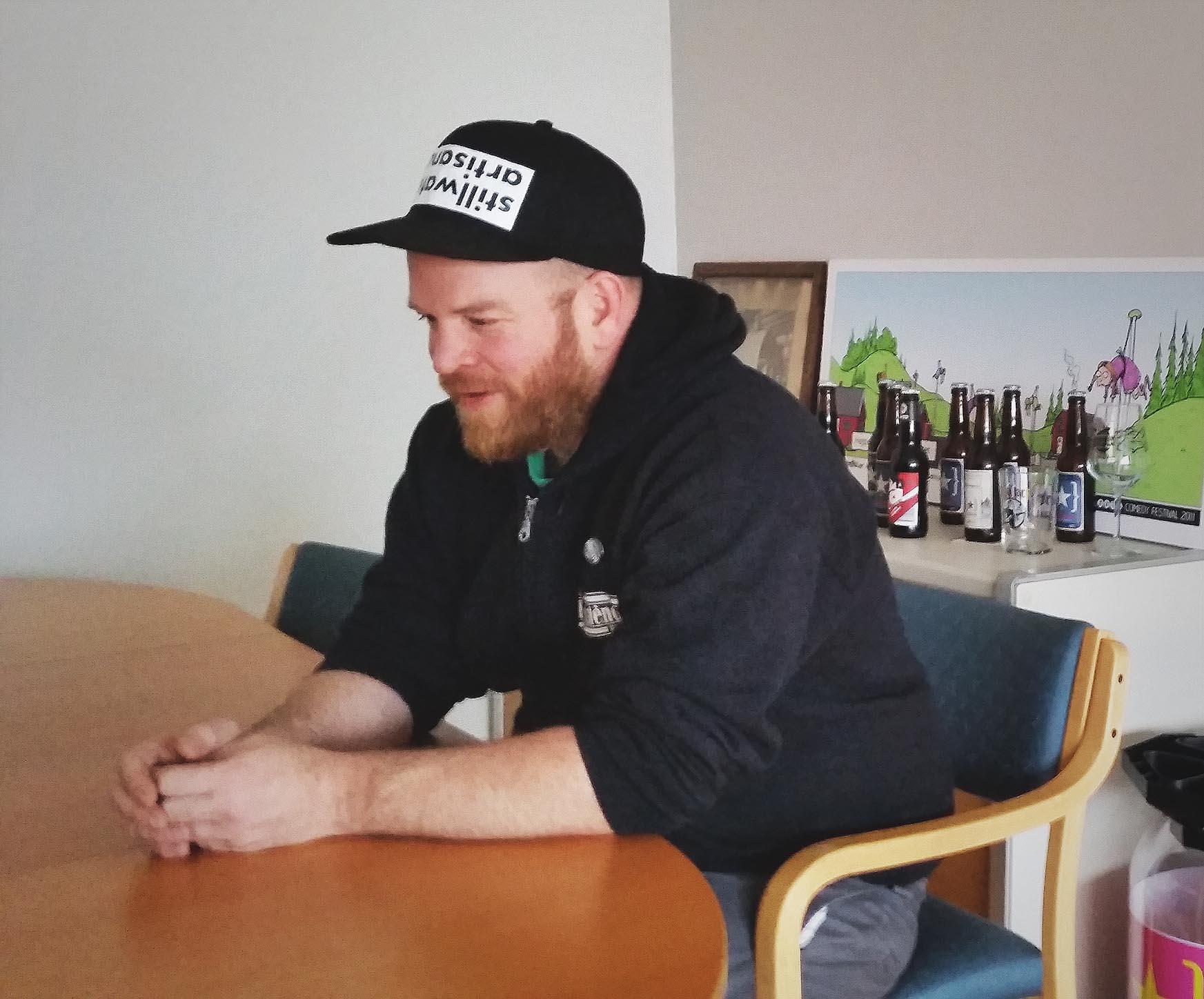 Mike Murphy, head brewer of Lervig.